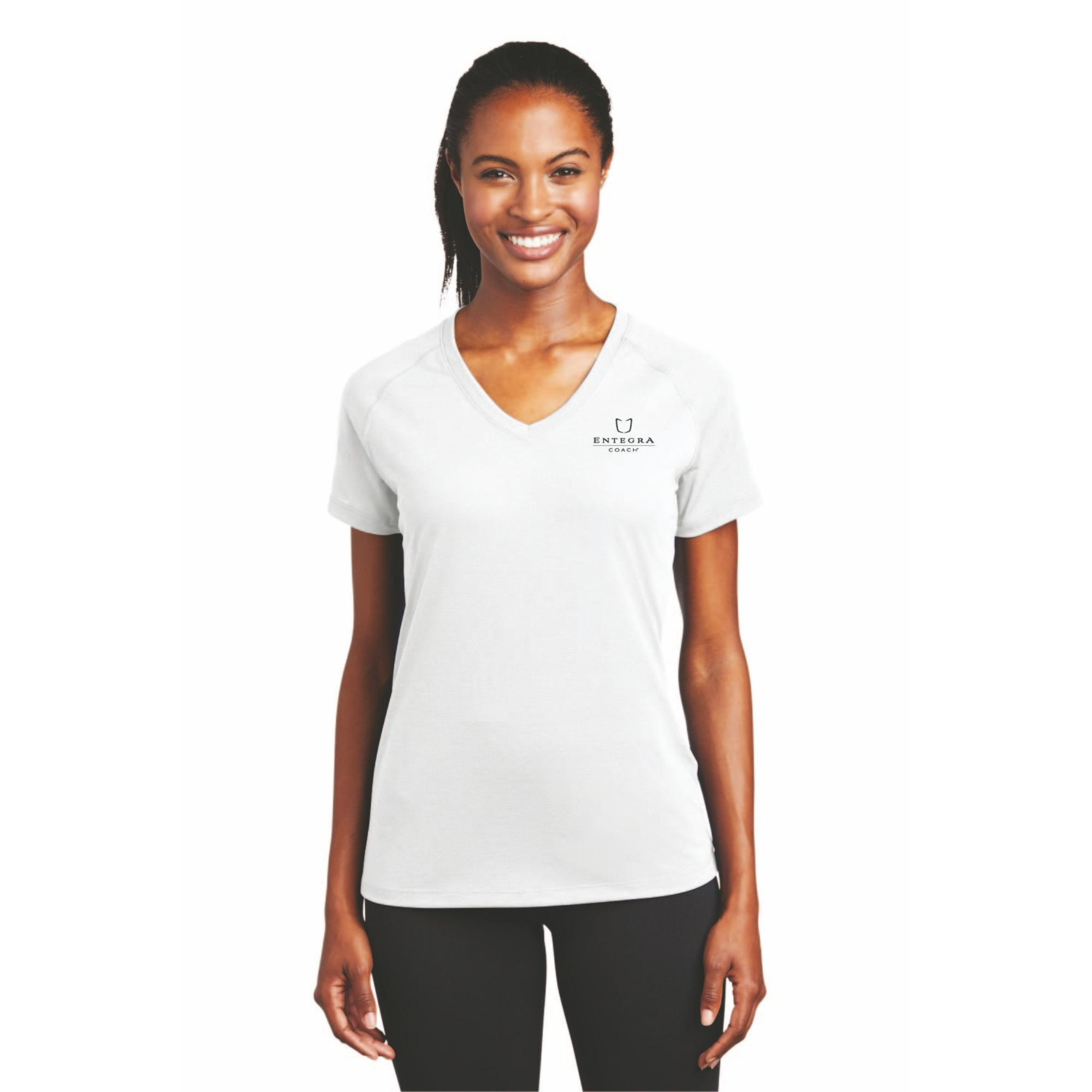 Sport-Tek® Ladies' Ultimate Performance V-Neck Tee