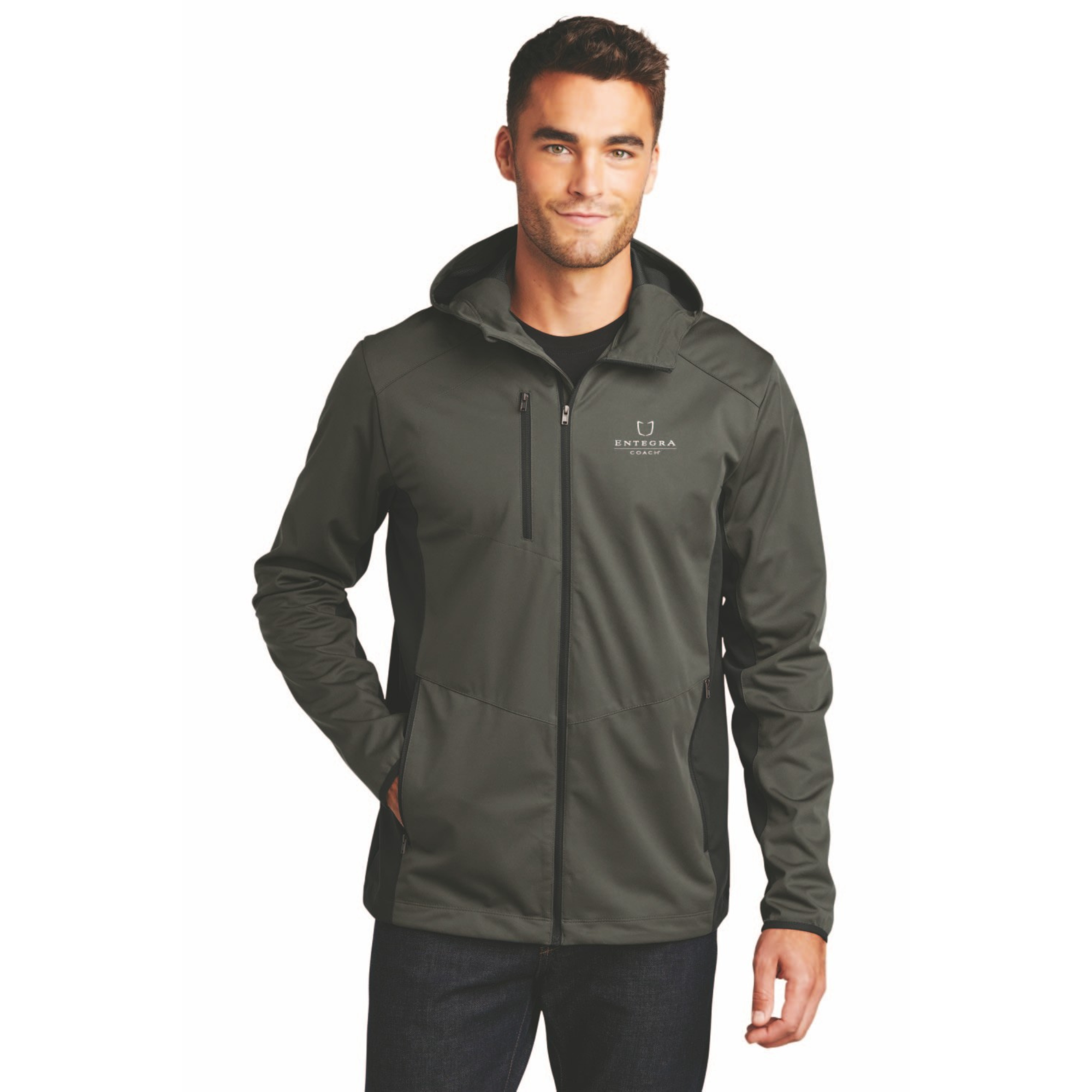 Port Authority® Men's Active Hooded Soft Shell Jacket