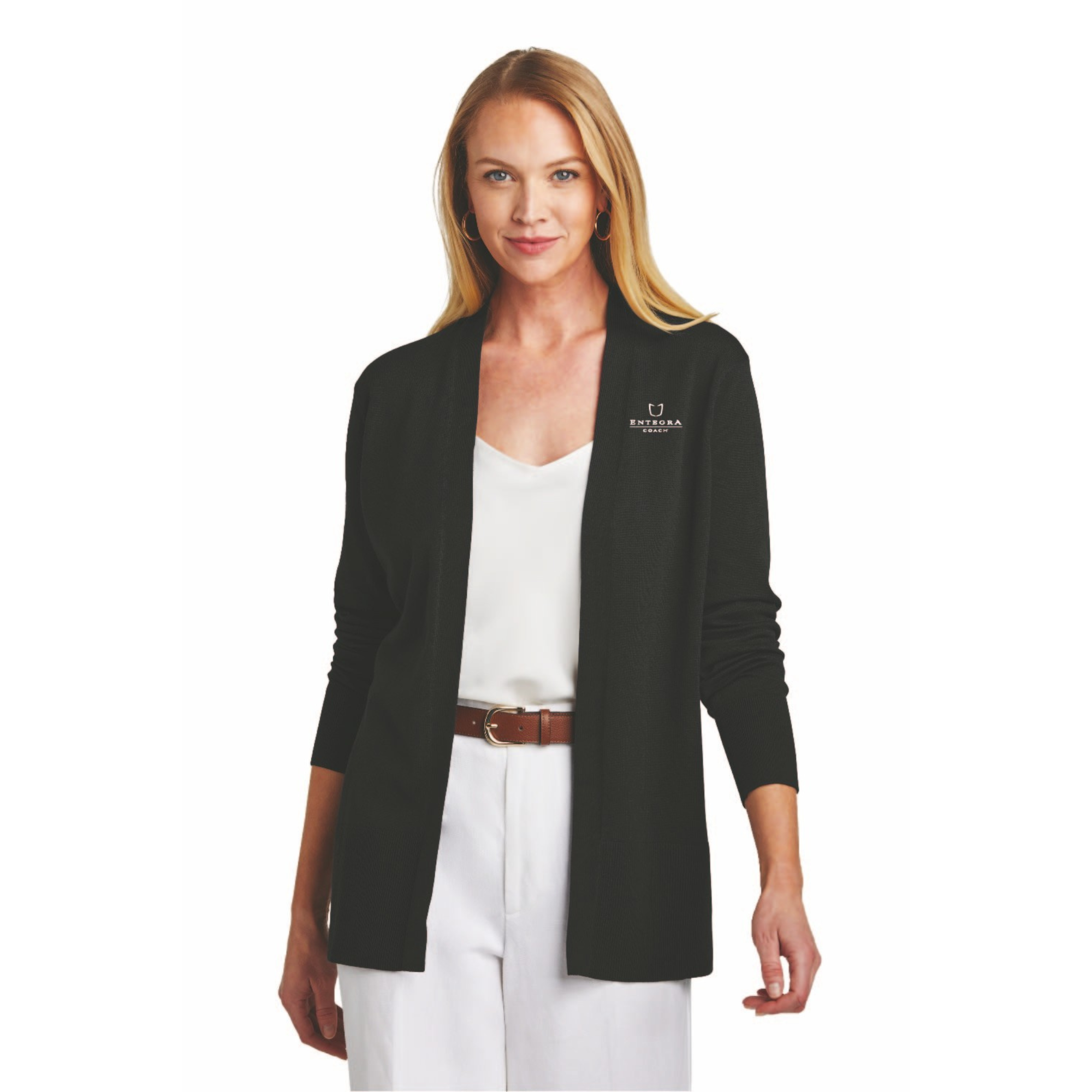 Brooks Brothers® Women’s Cotton Stretch Long Cardigan Sweater