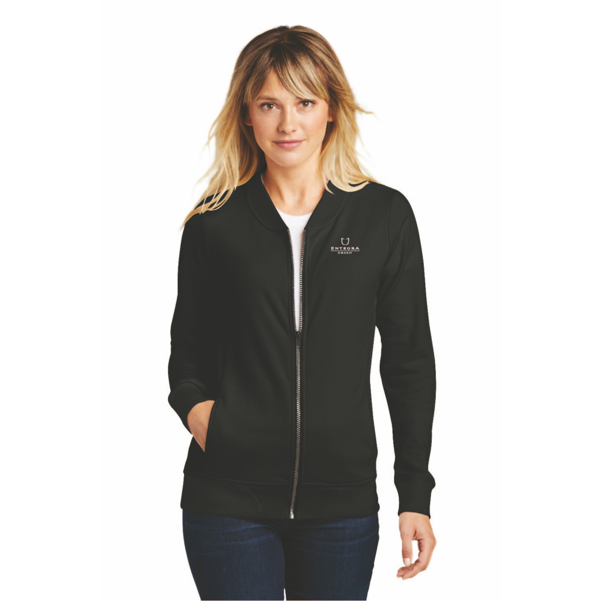 Sport-Tek® Ladies Lightweight French Terry Bomber