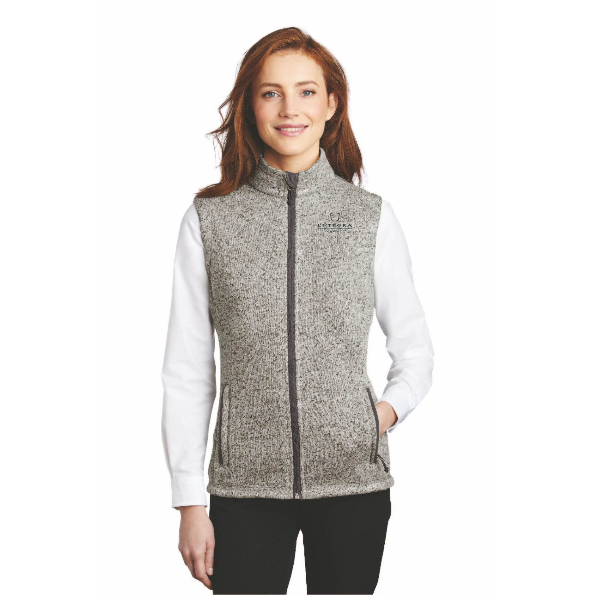 Port Authority ® Ladies Sweater Fleece Vest