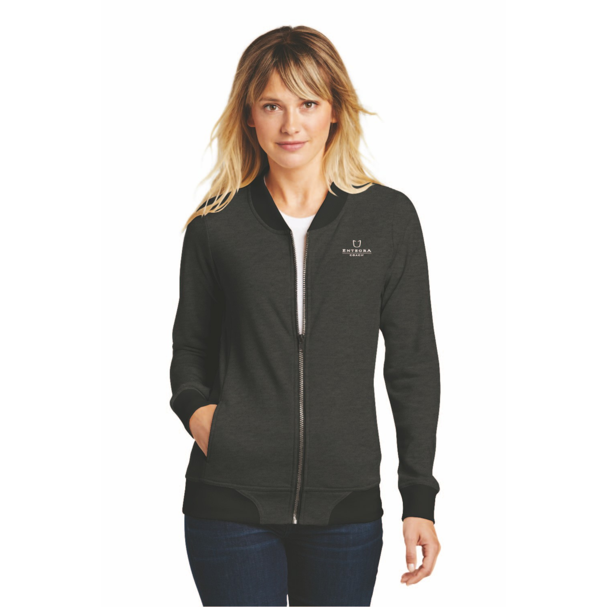 Sport-Tek® Ladies Lightweight French Terry Bomber
