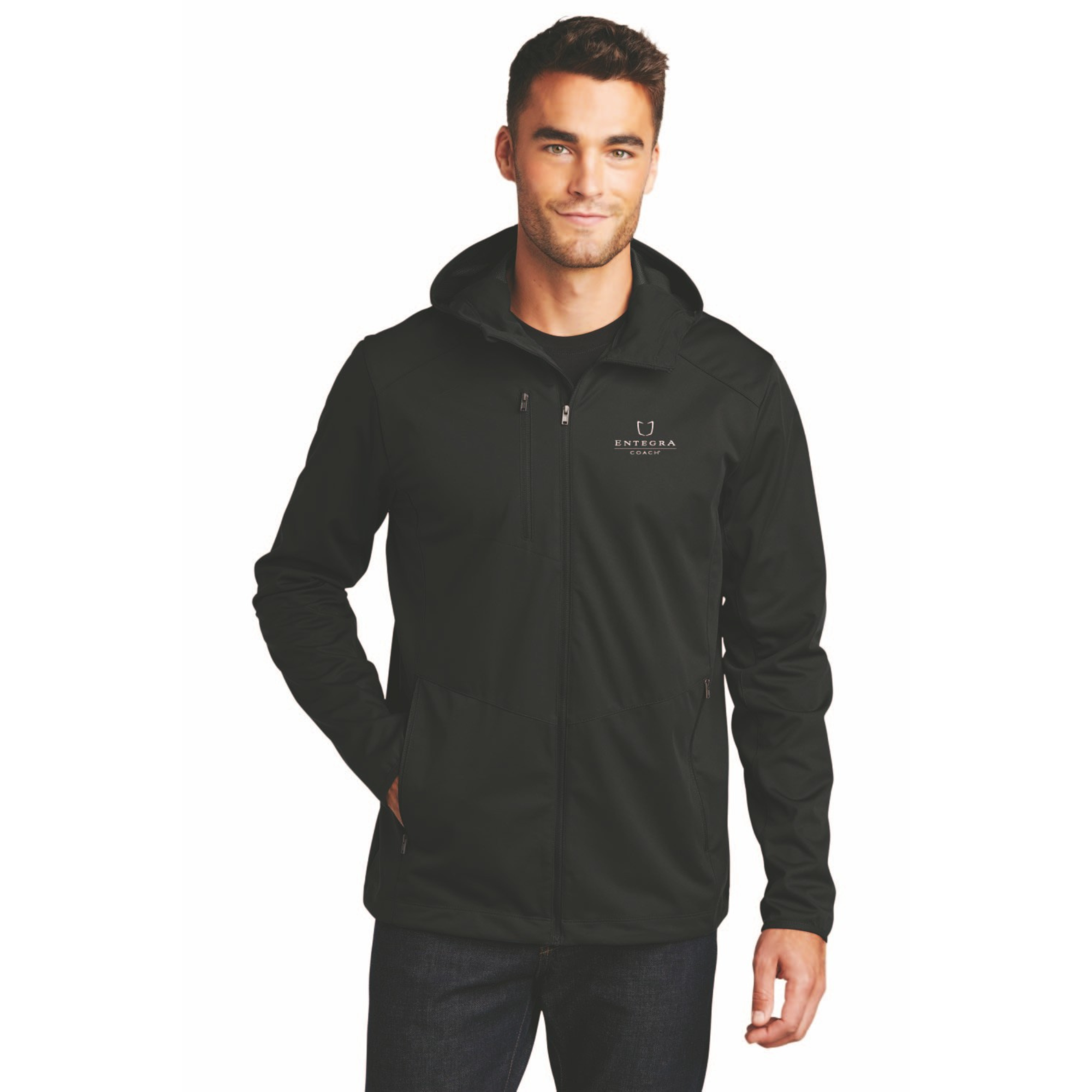 Port Authority® Men's Active Hooded Soft Shell Jacket