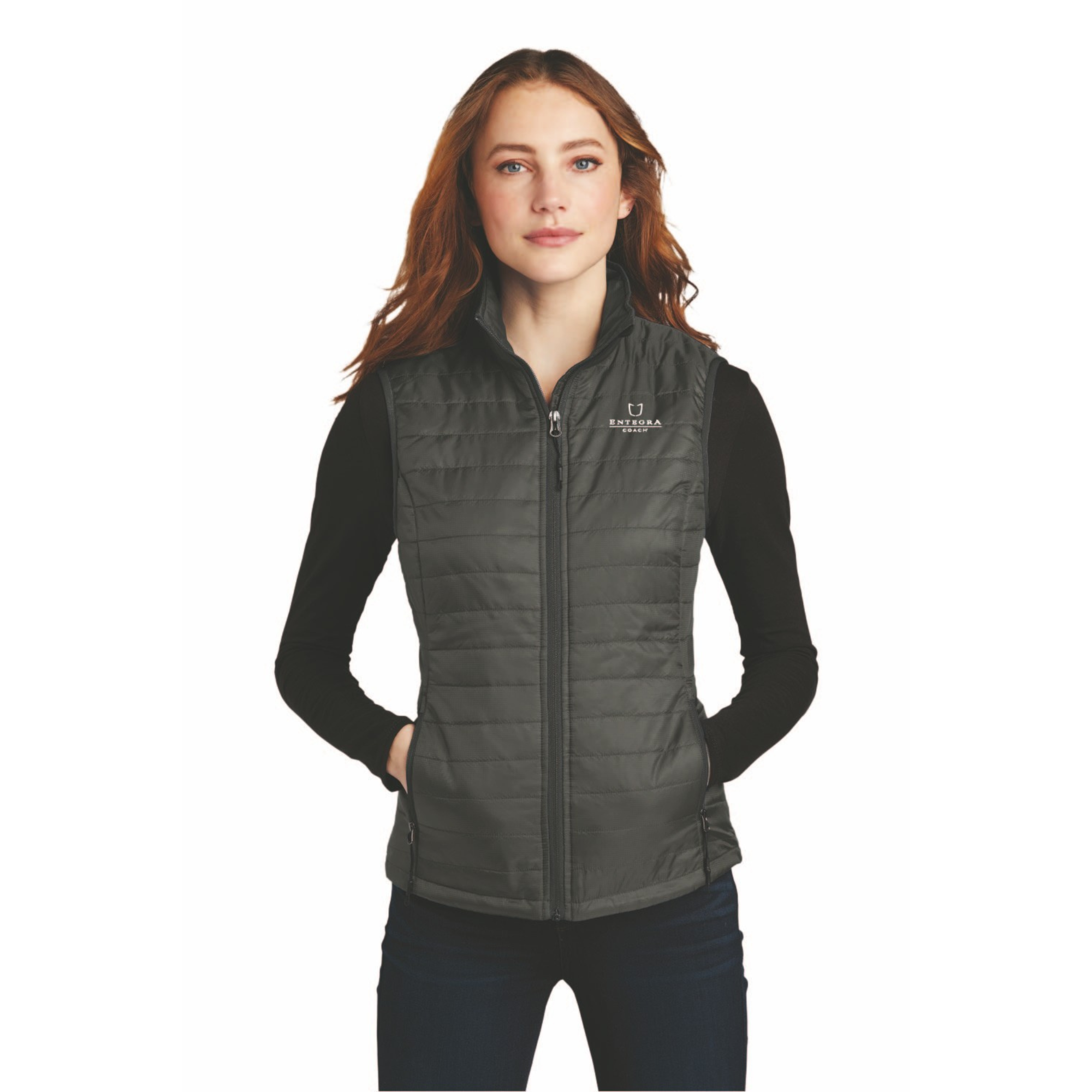 Port Authority® Ladies Packable Puffy Vest