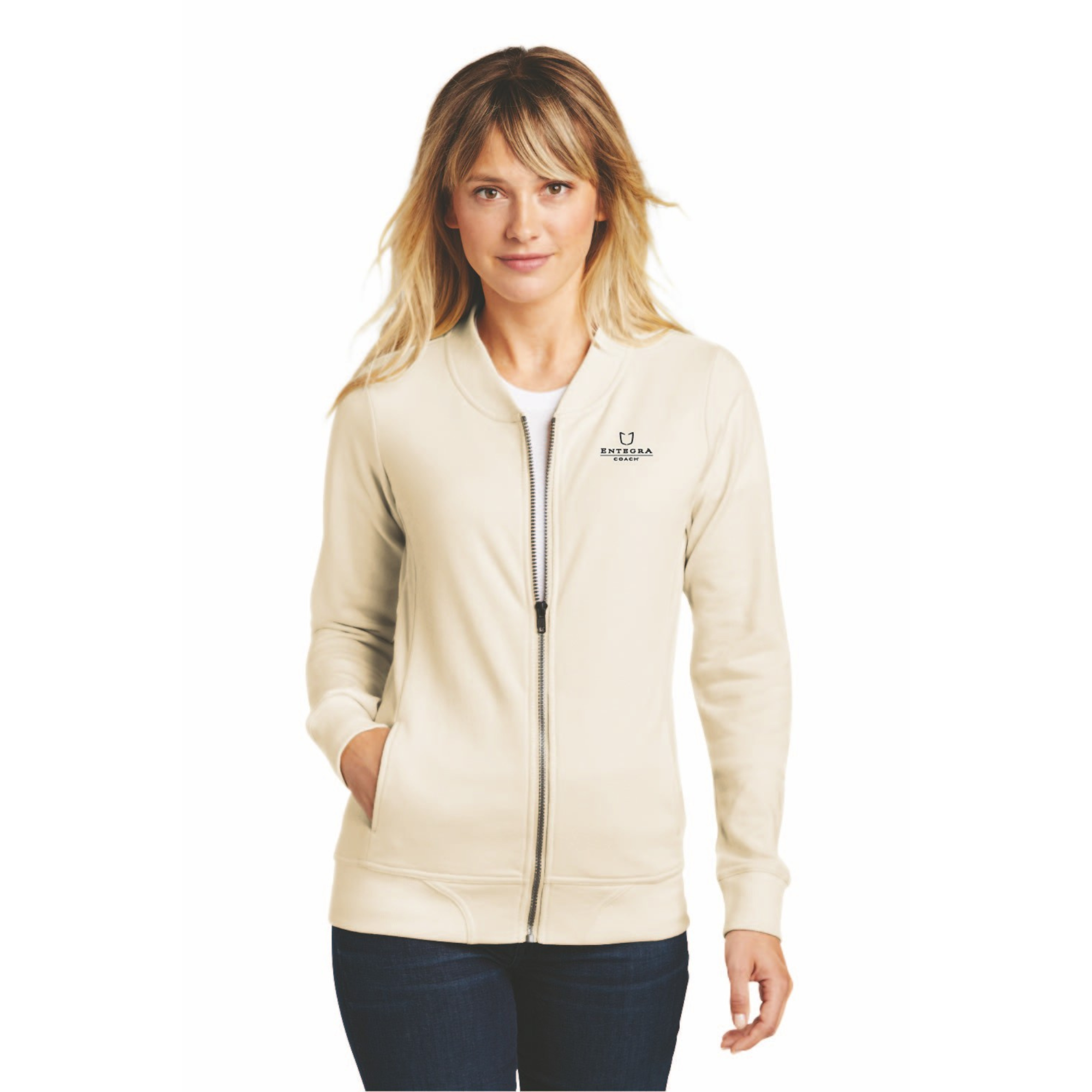 Sport-Tek® Ladies Lightweight French Terry Bomber