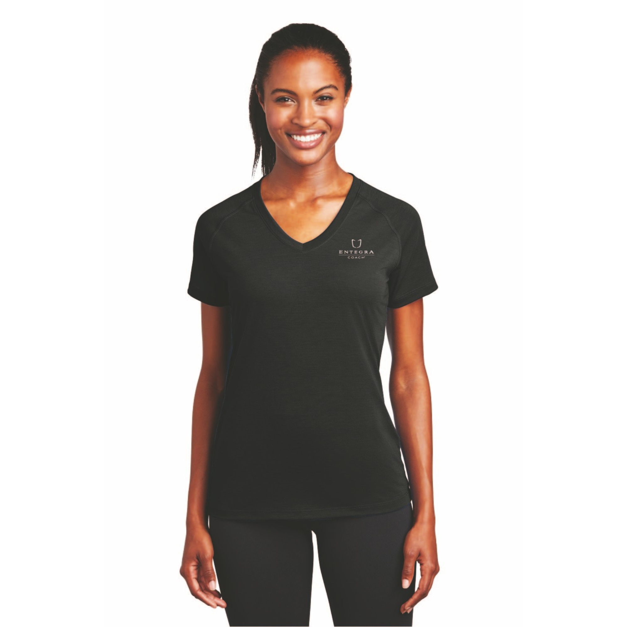 Sport-Tek® Ladies' Ultimate Performance V-Neck Tee