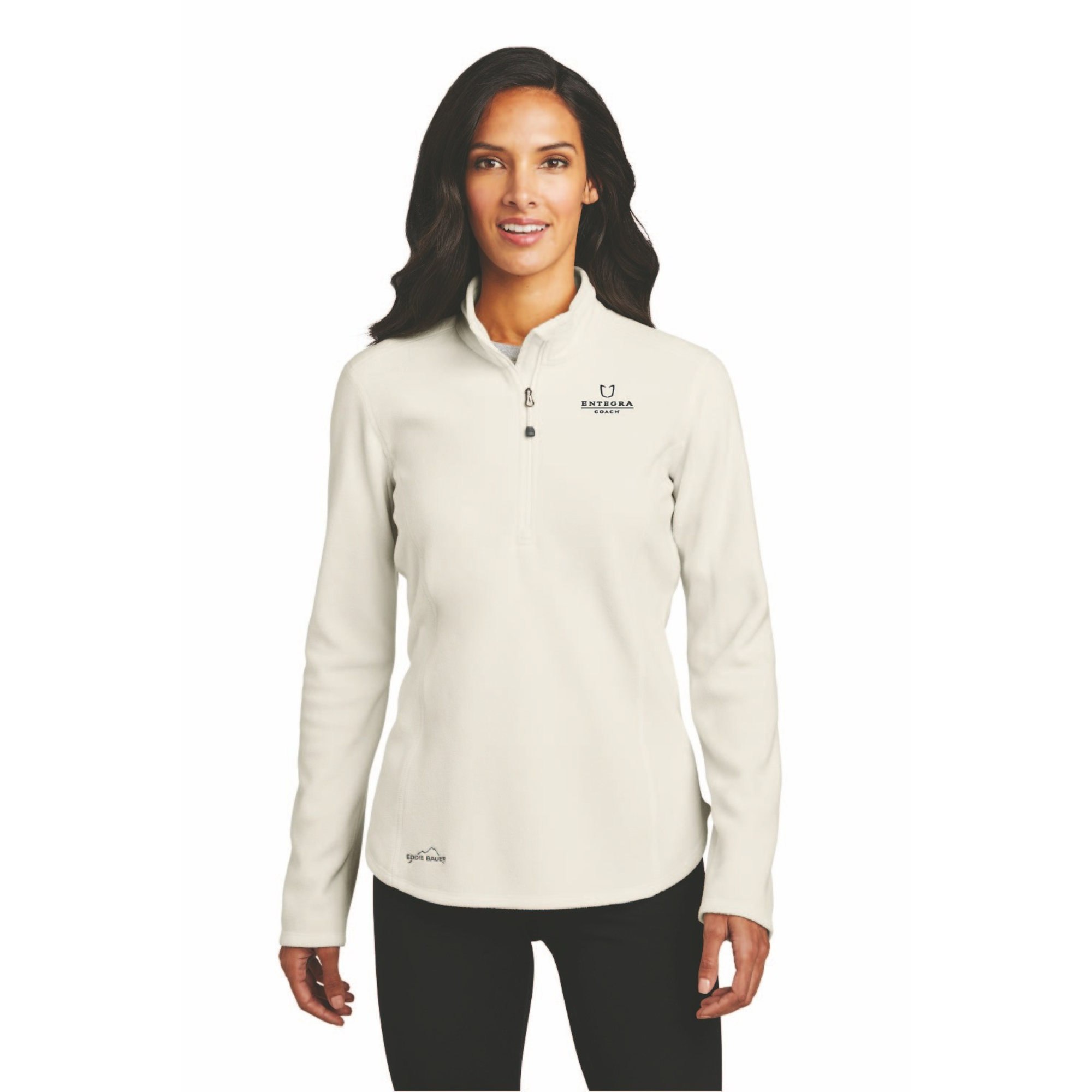 Eddie Bauer® Ladies 1/2-Zip Microfleece Jacket