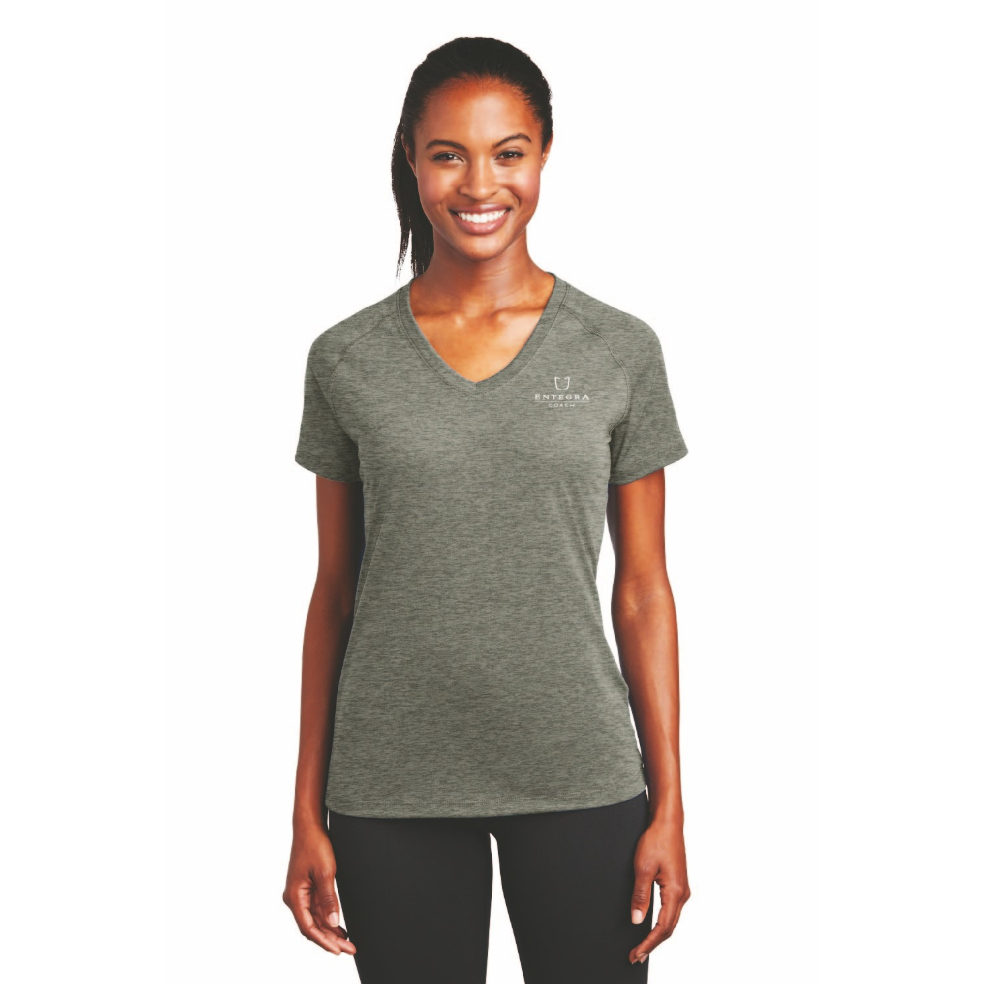 Sport-Tek® Ladies' Ultimate Performance V-Neck Tee