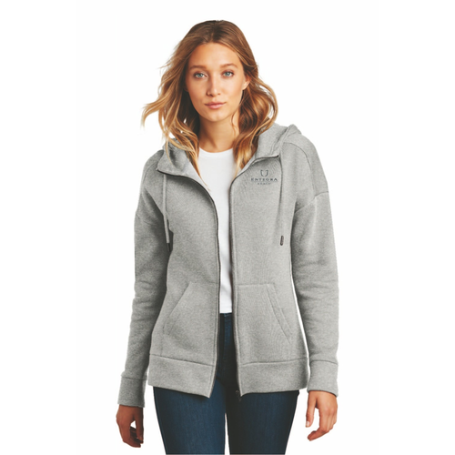 District® Women’s Perfect Weight® Fleece Drop Shoulder Full-Zip Hoodie